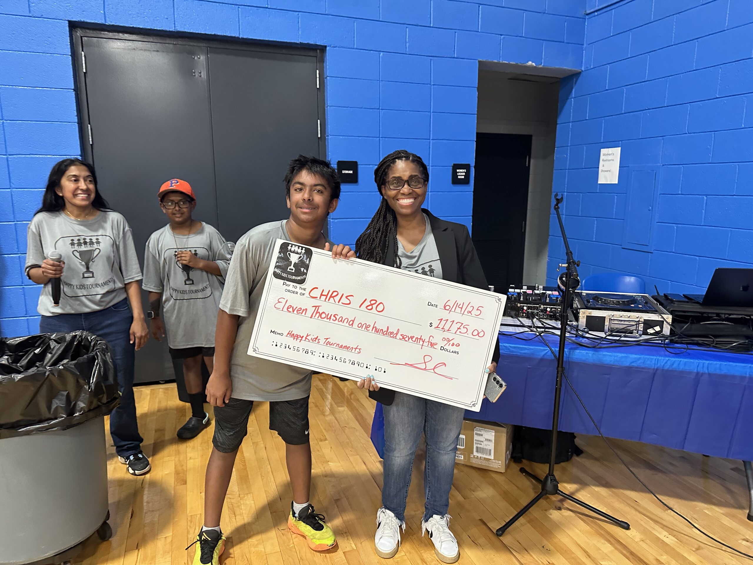 Check presentation to CHRIS180 at the Happy Kids Tournaments